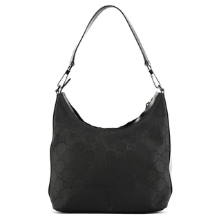 Gucci 28335 Black GG Hobo Shoulder Bag