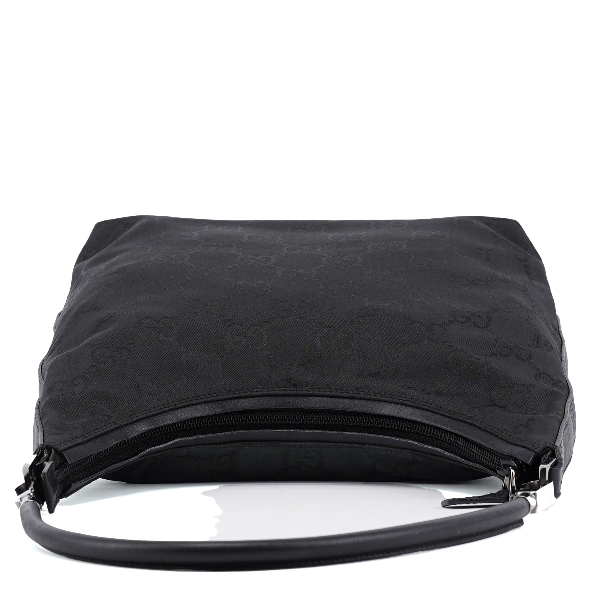 Gucci 28335 Black GG Hobo Shoulder Bag