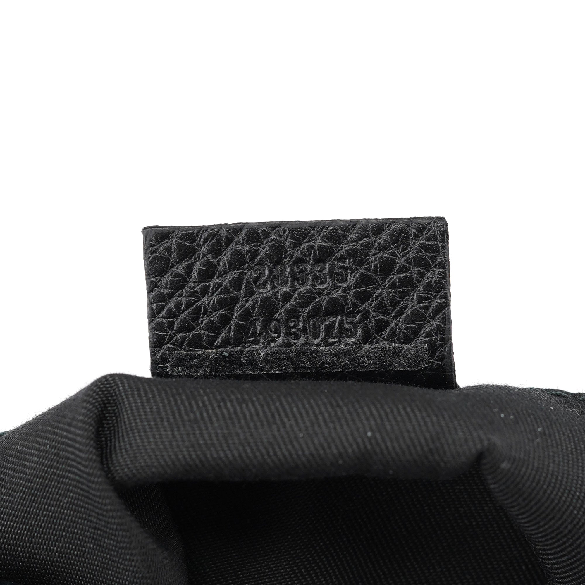 Gucci 28335 Black GG Shoulder Bag