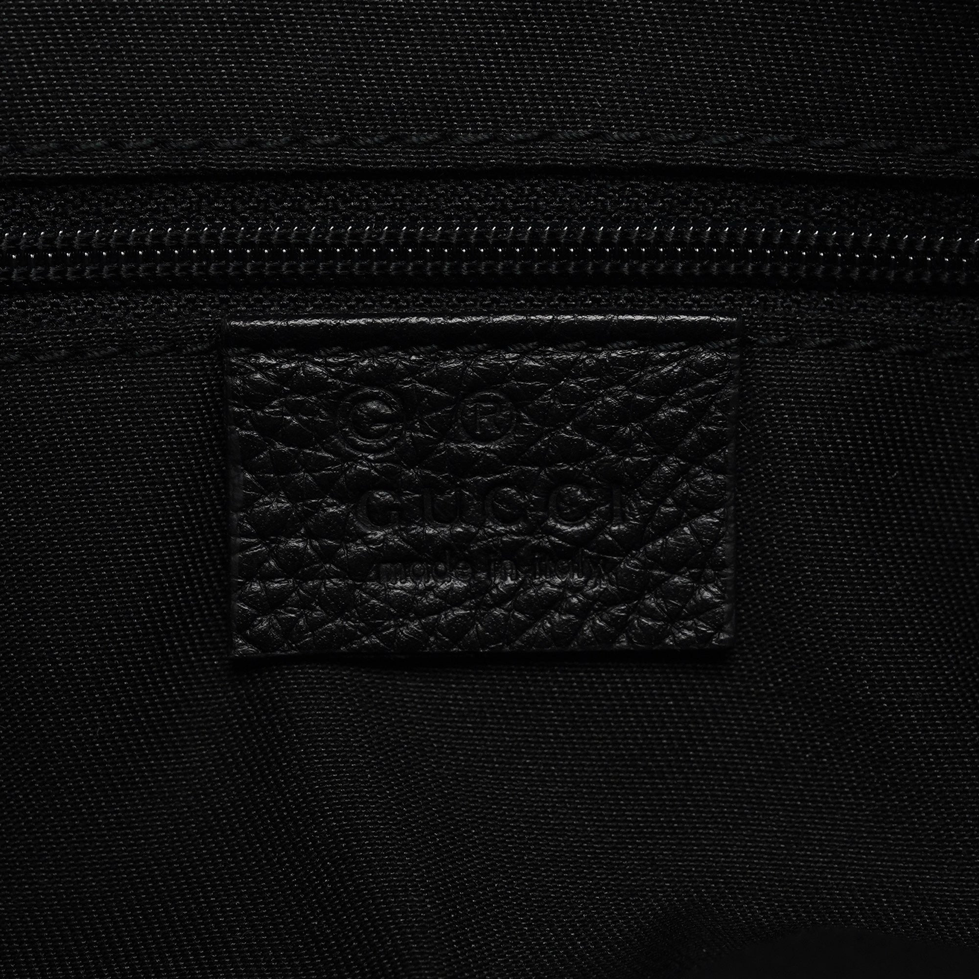 Gucci 28335 Black GG Shoulder Bag