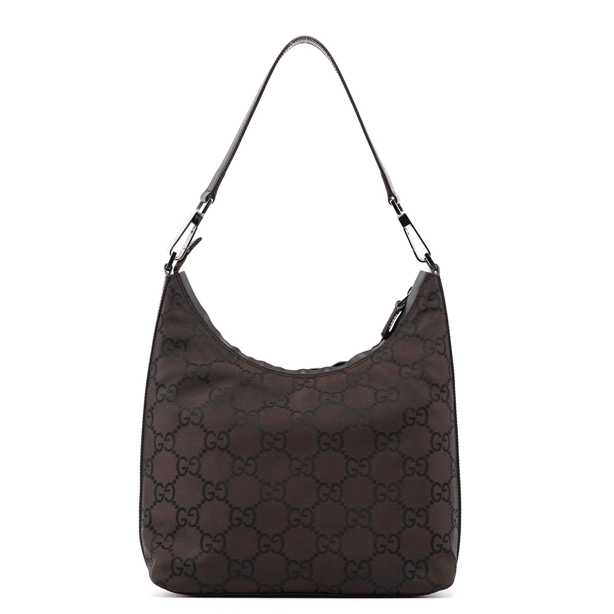 Gucci 28335 Brown GG Hobo Shoulder Bag