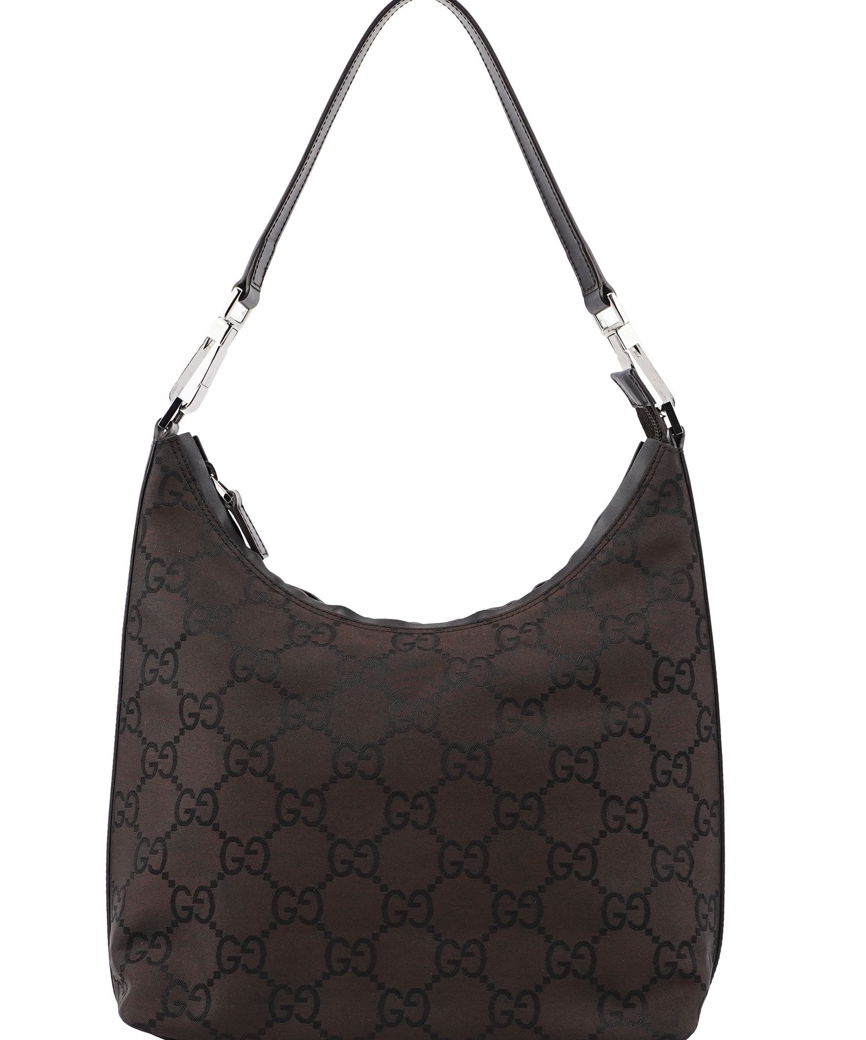 Gucci 28335 Brown GG Hobo Shoulder Bag