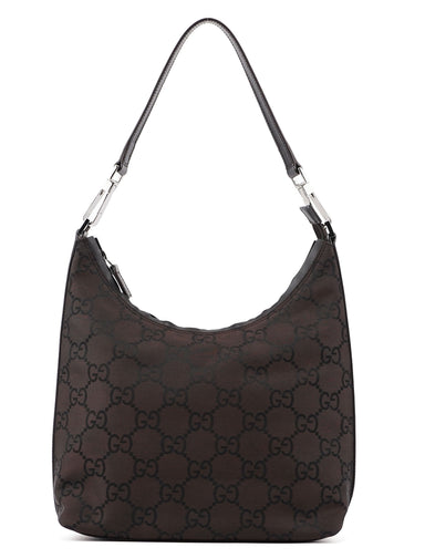 Gucci 28335 Brown GG Hobo Shoulder Bag