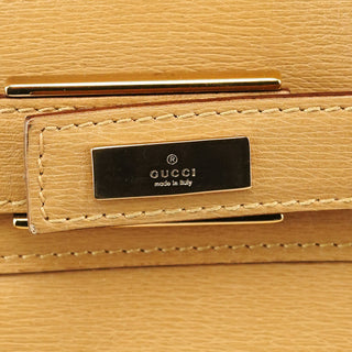 Gucci 28711 Beige Leather Tote Bag