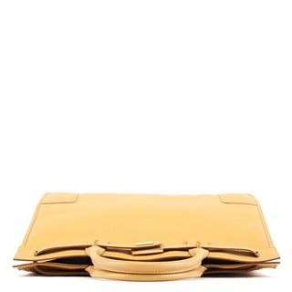 Gucci 28711 Beige Leather Tote Bag