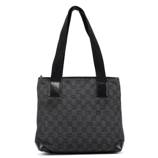 Gucci 28893 Anthracite GG Denim Tote Bag