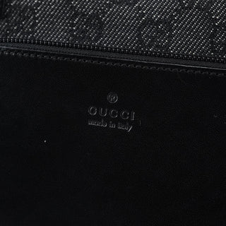 Gucci 28893 Anthracite GG Denim Tote Bag