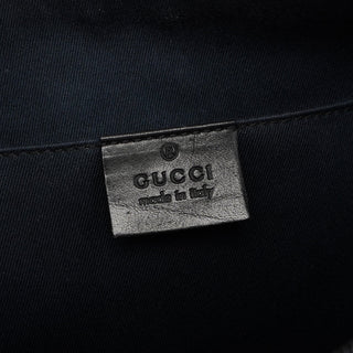 Gucci 32160 Anthracite Denim GG Shoulder Bag