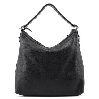 Gucci 326514 Black Calfskin Hobo Shoulder Bag