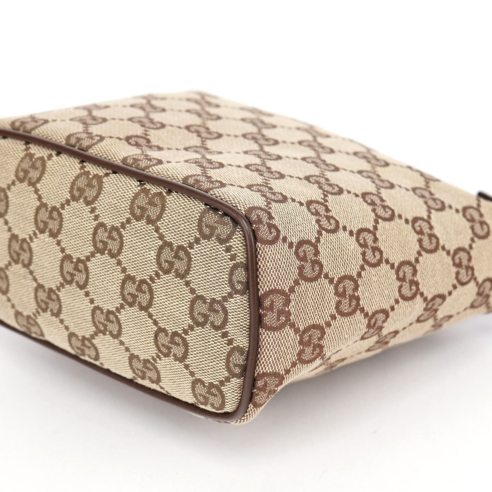 Gucci 34080 Beige Brown GG Handbag