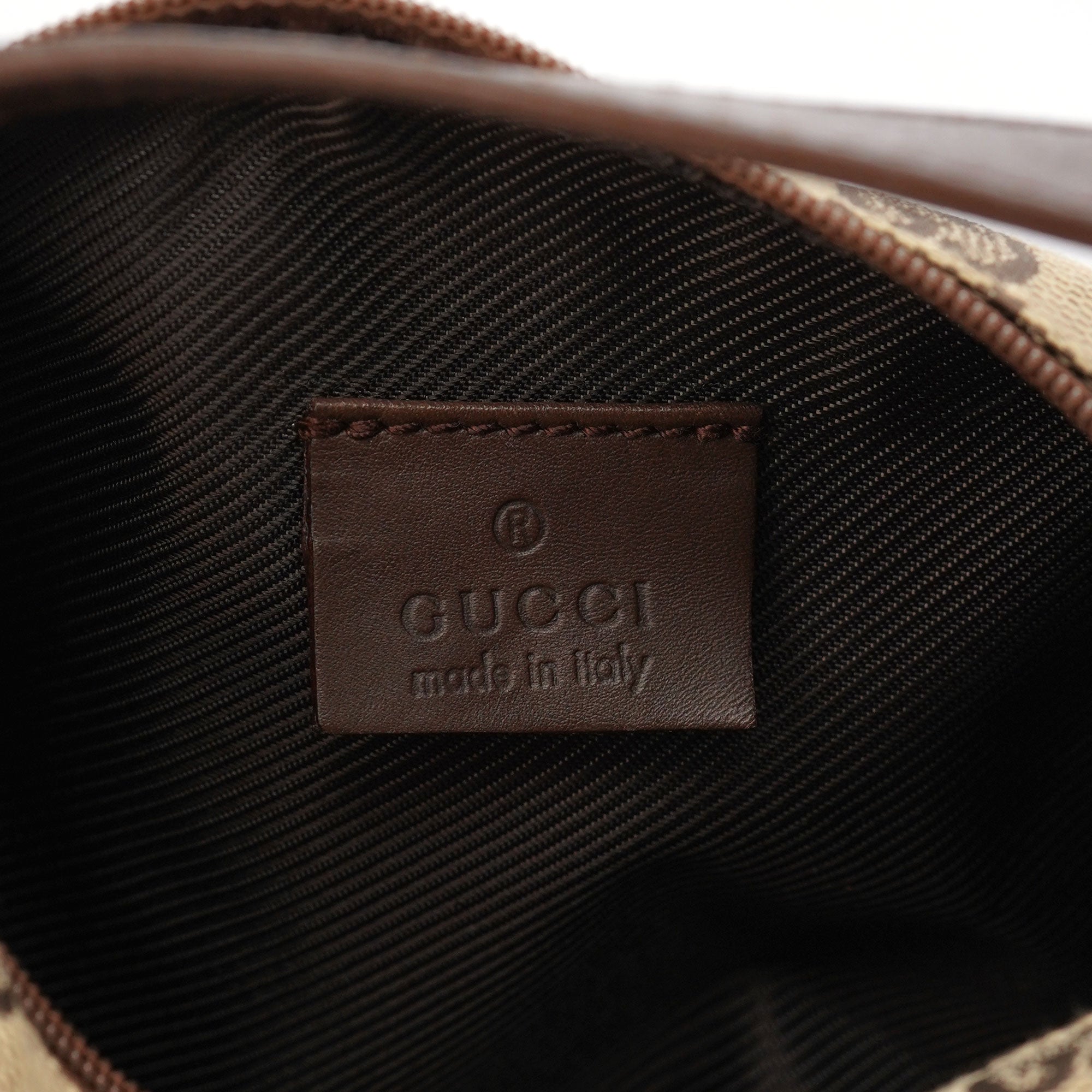 Gucci 34080 Beige Brown GG Handbag