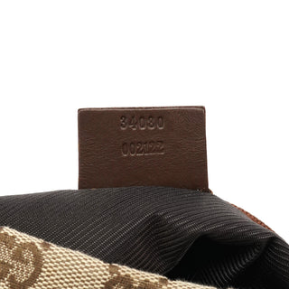Gucci 34080 Beige Brown GG Handbag