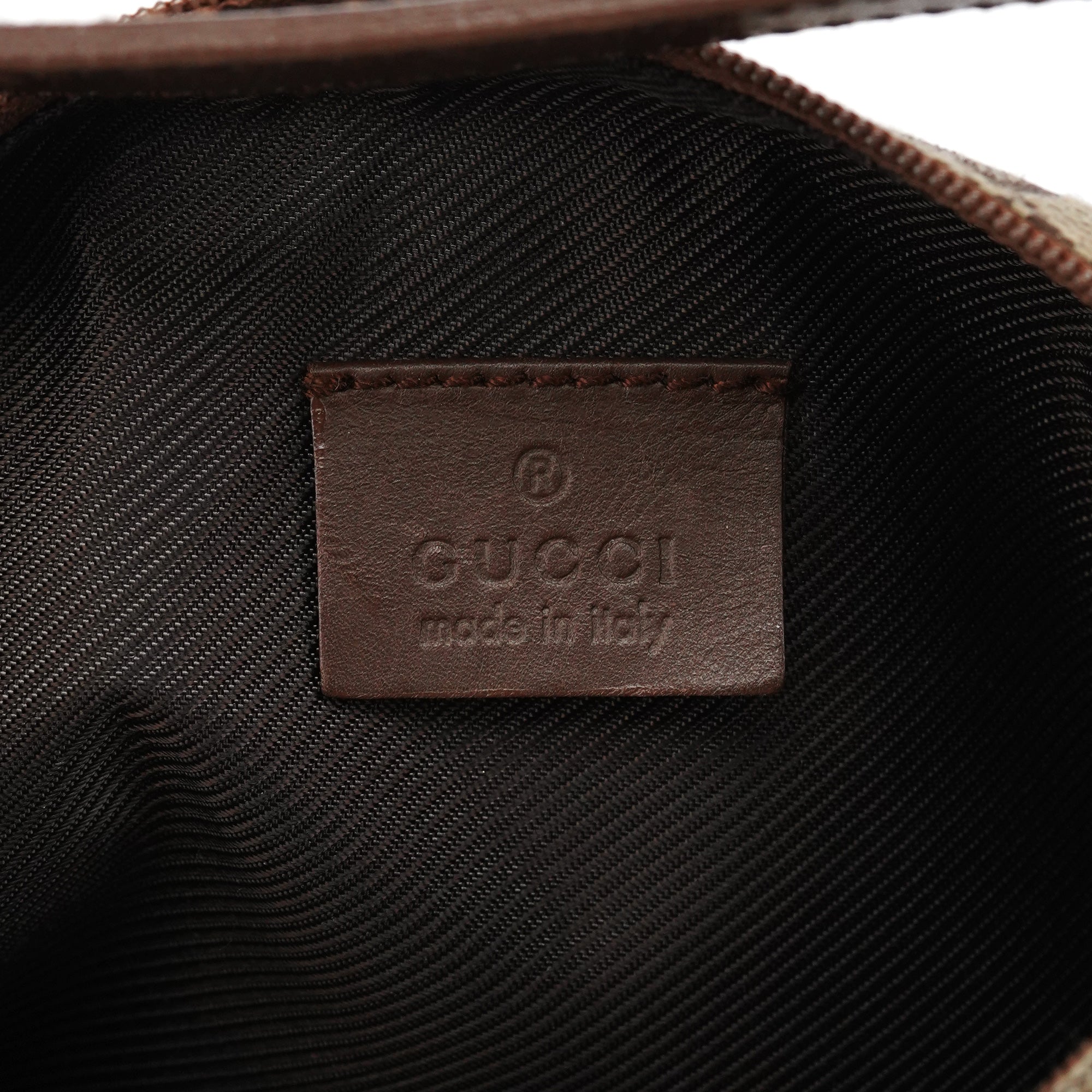Gucci 34080 Beige Brown GG Handbag