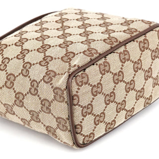 Gucci 34080 Beige Brown GG Handbag