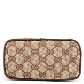 Gucci 34080 Beige Brown GG Handbag