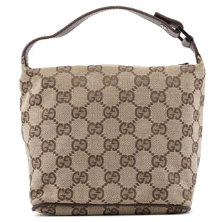 Gucci 34080 Beige Brown GG Handbag