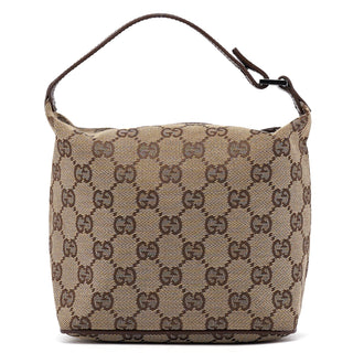 Gucci 34080 Beige Brown GG Handbag