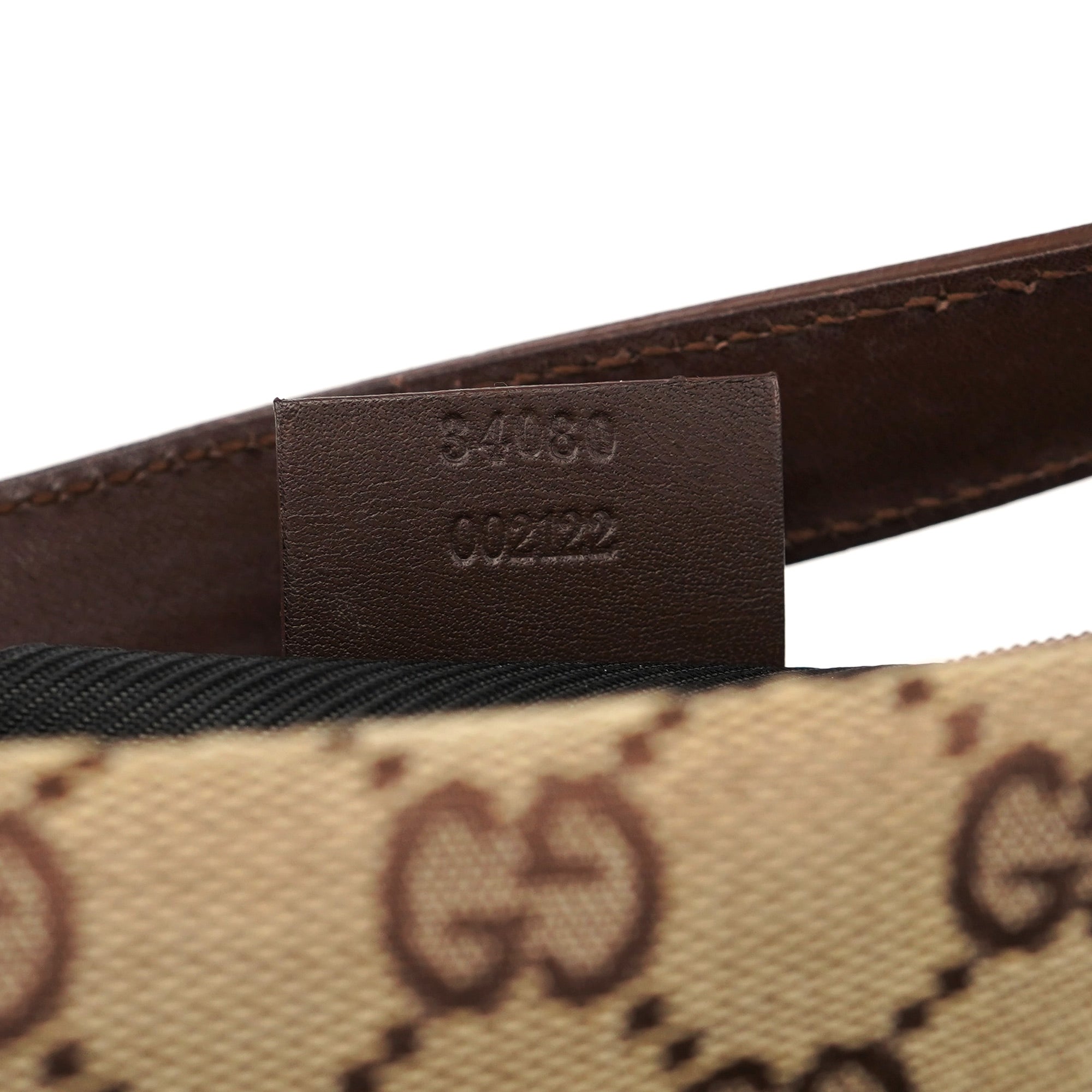 Gucci 34080 Sac à main en toile GG beige et marron