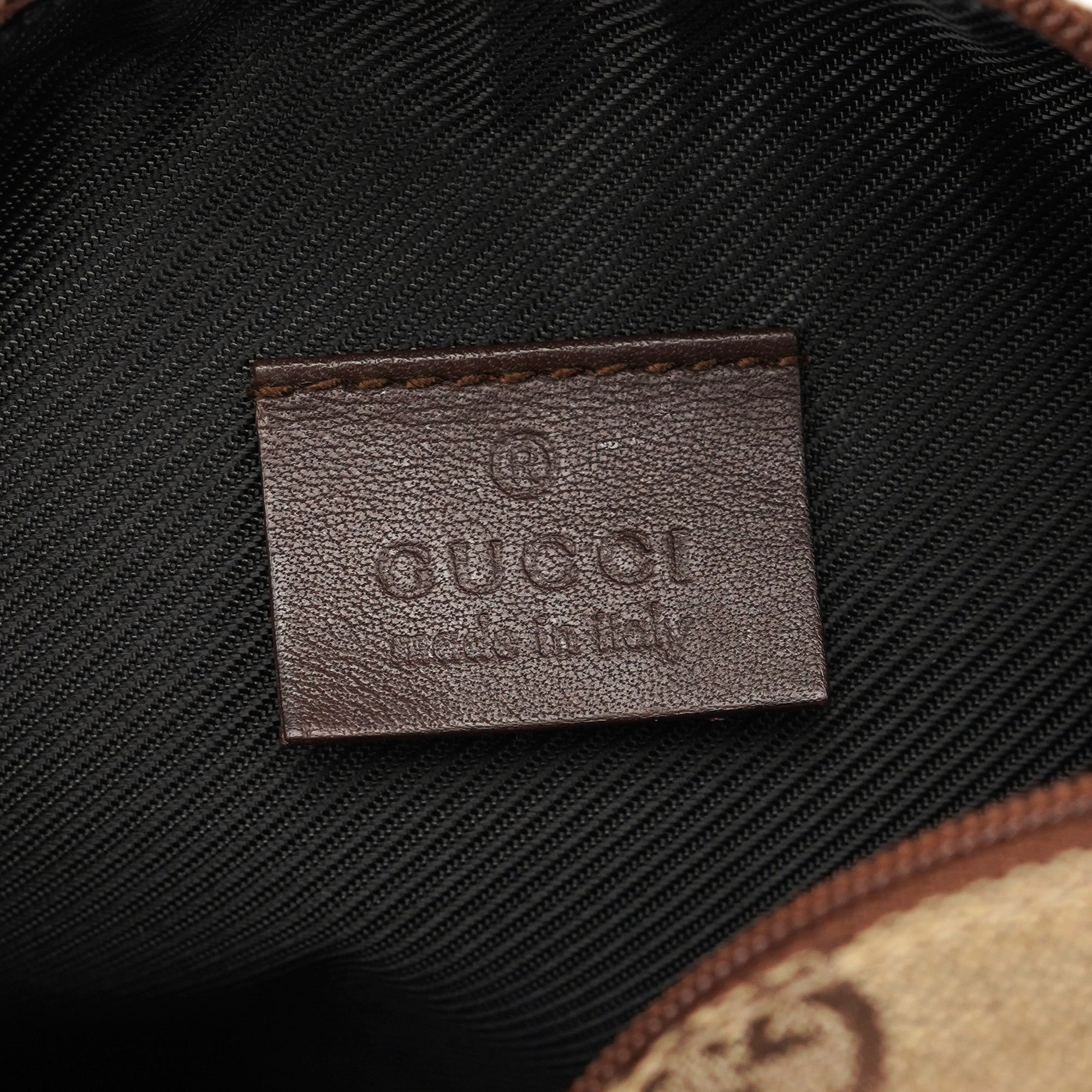 Gucci 34080 Sac à main en toile GG beige et marron