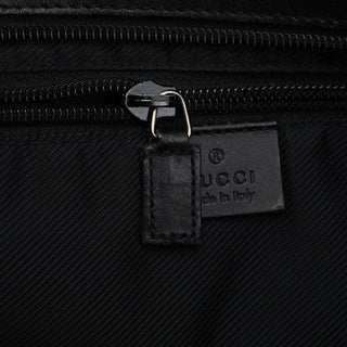 Gucci 34339 Anthracite Denim GG Leather Tote Bag