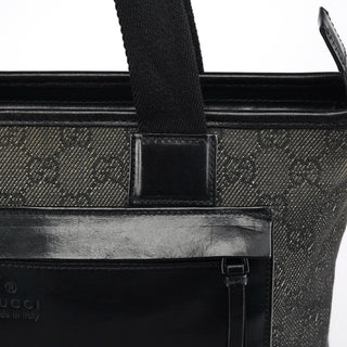 Gucci 34339 Anthracite Denim GG Tote Bag