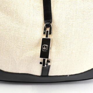 Gucci 5320. gucci Beige Canvas Chain Jackie Shoulder Bag