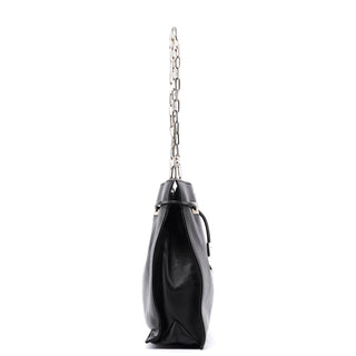 Gucci 5338. Gucci Black Calfskin Drawstring Chain Tote