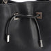 Gucci 5338. Gucci Black Calfskin Drawstring Chain Tote