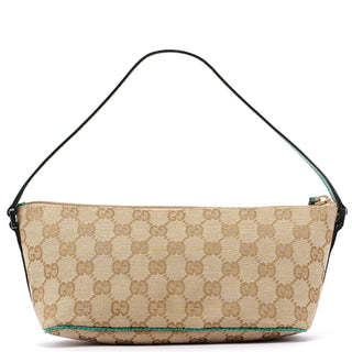 Gucci 5396. Gucci Beige Turquoise Boat Pochette