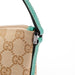 Gucci 5396. Gucci Beige Turquoise Boat Pochette