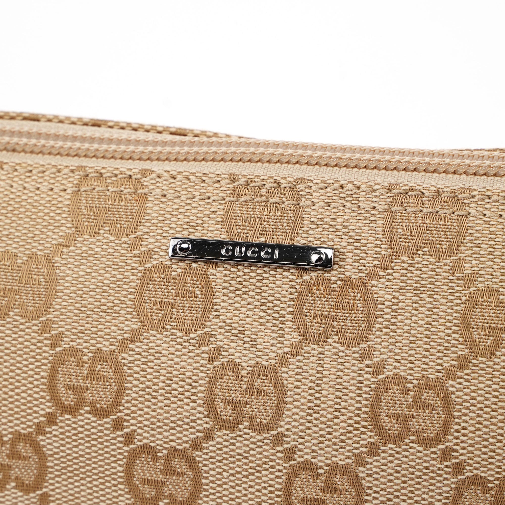 Gucci 5396. Gucci Beige Turquoise Boat Pochette