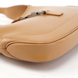 Gucci 73488 Beige Calfskin Jackie Shoulder Bag
