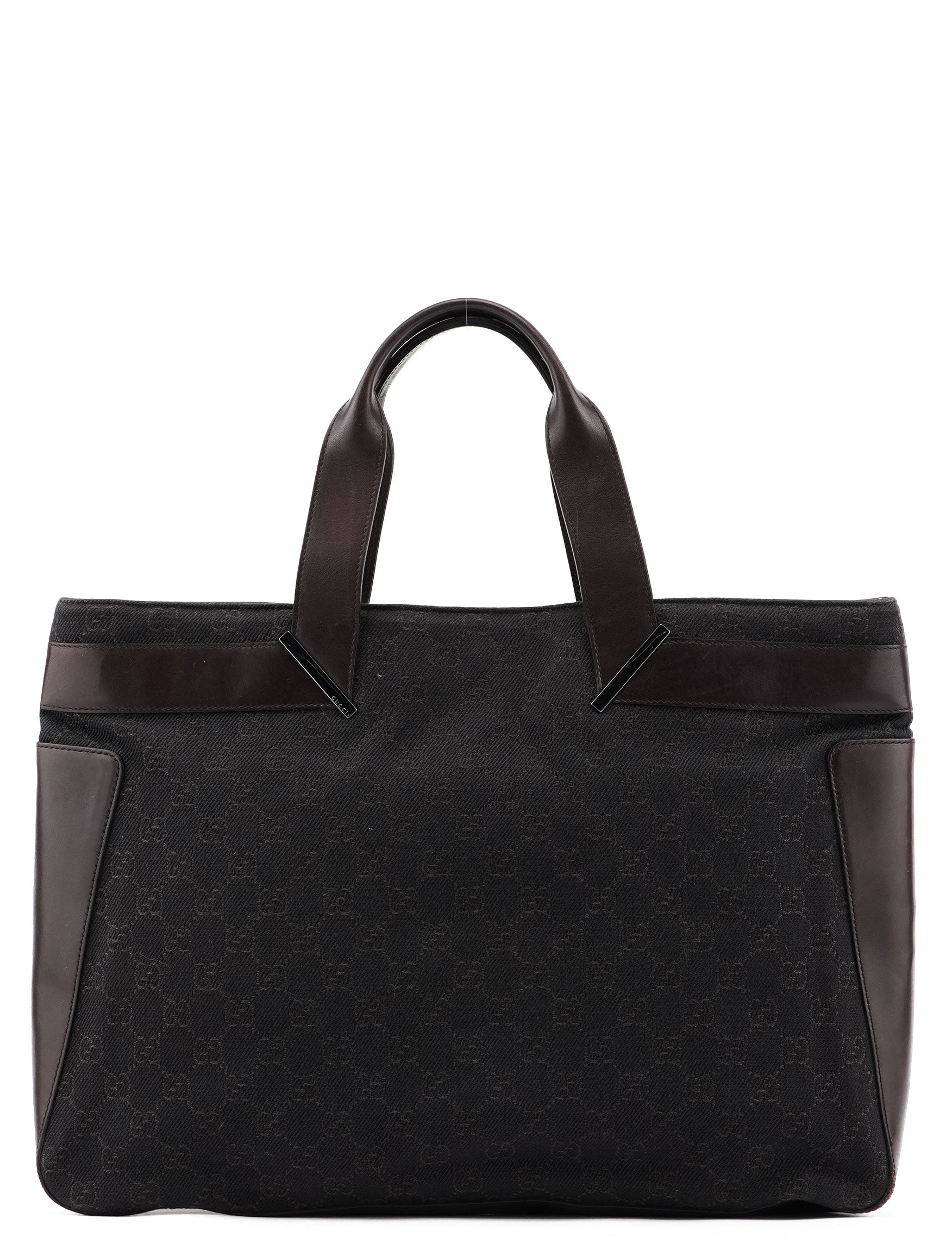 Gucci 73982 Brown GG Canvas Tote Bag