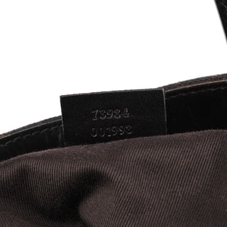Gucci 73984 Brown GG Leather Tote Bag