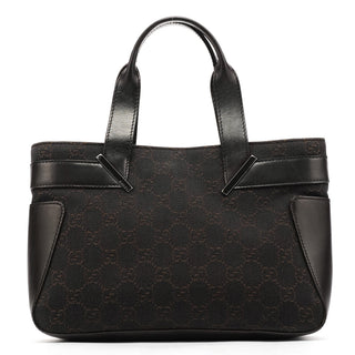 Gucci 73984 Brown GG Leather Tote Bag