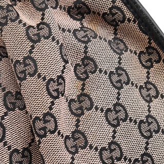 Gucci 76554 Beige GG Ruched Hobo Bag