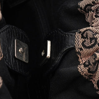 Gucci 76554 Beige GG Ruched Hobo Bag