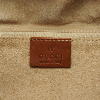 Gucci 76554 Beige Suede Ruched Handbag