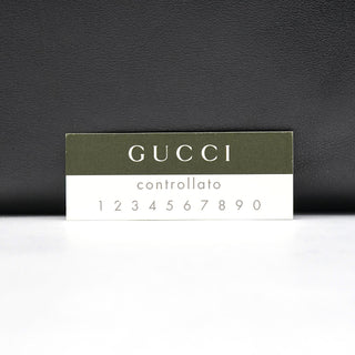 Gucci 76554 Black Calfskin Ruched Handbag