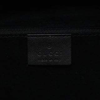 Gucci 76554 Black Calfskin Ruched Handbag