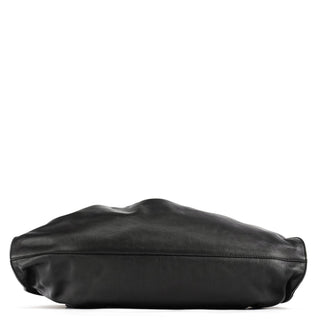 Gucci 76554 Black Calfskin Ruched Handbag