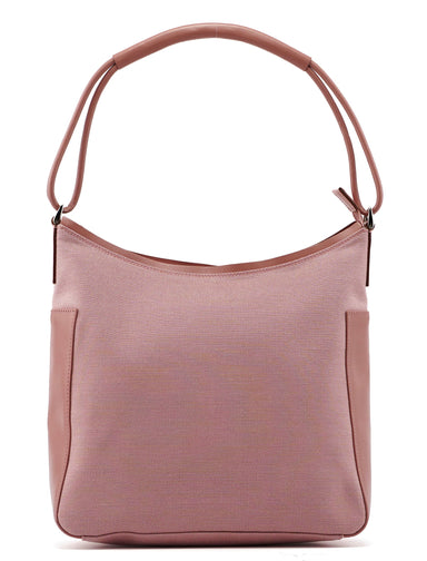 Gucci 77112 Pink Canvas Hobo Shoulder Bag