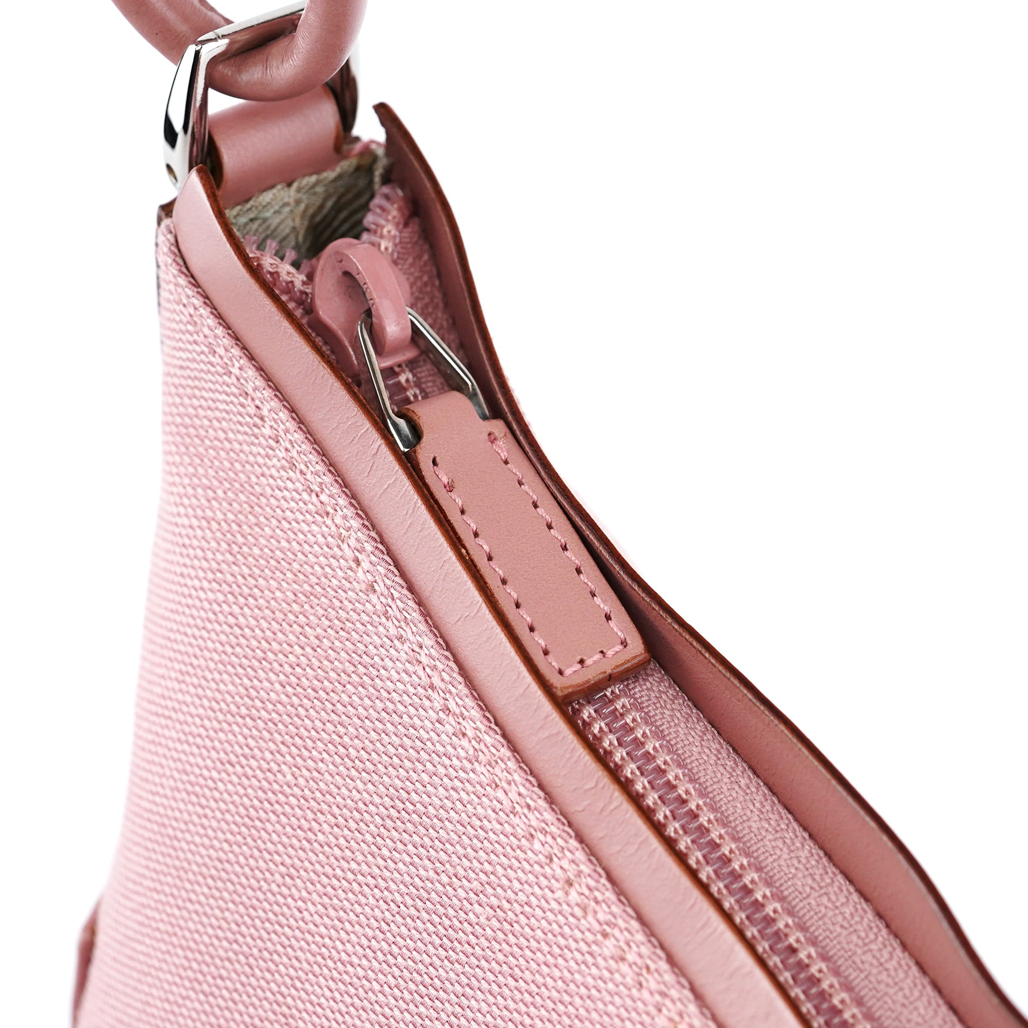 Gucci 77112 Pink Canvas Hobo Shoulder Bag