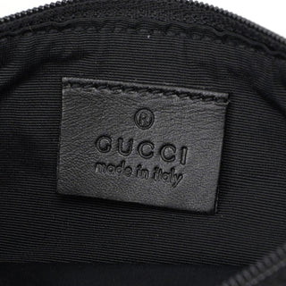 Gucci 90640 Black GG Drawstring Shoulder Bag