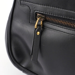 Gucci 90643 Black Calfskin Buckle Shoulder Bag