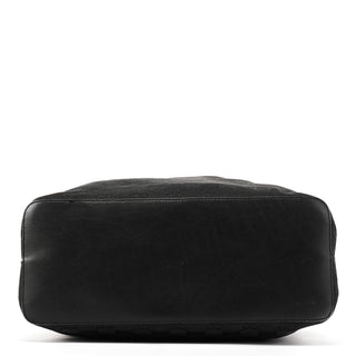 Gucci 90644 Black GG Canvas Drawstring Shoulder Bag