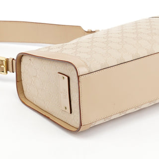 Gucci 92706 Beige GG Canvas Shoulder Bag