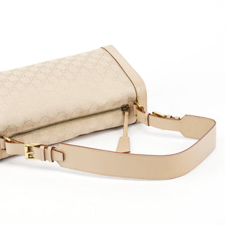 Gucci 92706 Beige GG Canvas Shoulder Bag