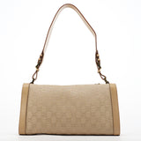 Gucci 92706 Beige GG Canvas Shoulder Bag