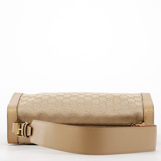 Gucci 92706 Beige GG Canvas Shoulder Bag
